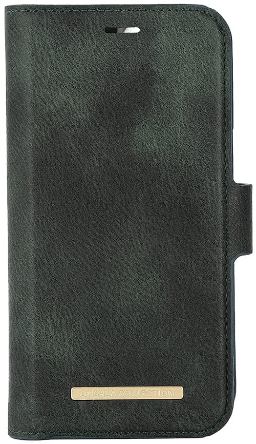 Onsala iPhone 15 Plus Magnetic Eco plånboksfodral (grönt)