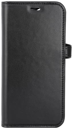 Buffalo iPhone 15 Pro 2-i-1 Leather MagSeries lommebokdeksel (sort)