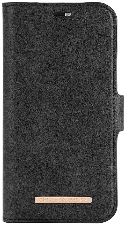Onsala iPhone 15 Plus Magnetic Eco lommebokdeksel (sort)