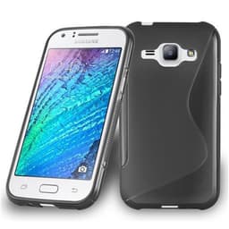 Samsung Galaxy J1 2015 Skal Fodral Case (Svart)