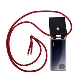 Oppo A92s Etui Cover Kæde (Rød)