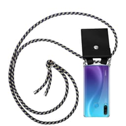 Huawei P30 LITE Deksel med Halskjede (blå)