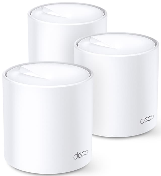 TP-Link Deco X20 mesh WiFi 6 sett (3-pakning)
