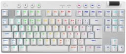Logitech G PRO X TKL Lightspeed Tactile trådlöst tangentbord (vit)