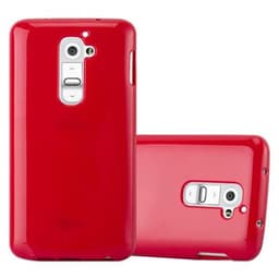 LG G2 Skal Fodral Case (Röd)