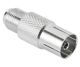 Hama Adapter till Antenn F-kontakt - Koaxial kontakt