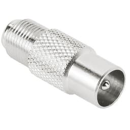 Hama Adapter till Antenn F-kontakt - Koaxial plugg