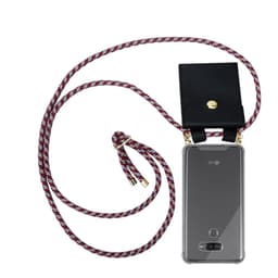 LG K50 Deksel med Halskjede (rød)