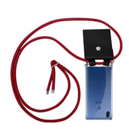 Asus ZenFone MAX M2 Skal Fodral Kedja (Röd)