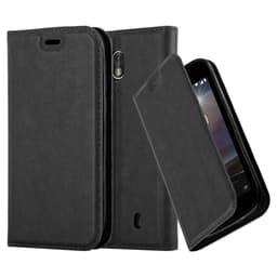Nokia 1 2018 lommebokdeksel case (svart)