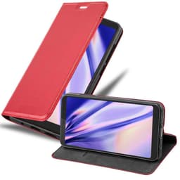 WIKO VIEW XL Pungetui Cover Case (Rød)