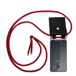 Samsung Galaxy J5 2015 Etui Cover Kæde (Rød)