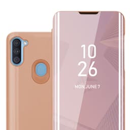 Samsung Galaxy A11 / M11 lommebokdeksel etui (rosa)