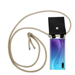 Huawei P30 LITE Deksel med Halskjede (brun)