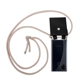 Samsung Galaxy M31 Etui Cover Kæde (Lyserød)