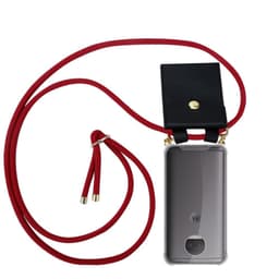 Motorola MOTO G5S PLUS Deksel med Halskjede (rød)