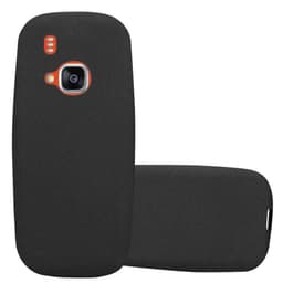 Nokia 3310 2G silikondeksel case (svart)