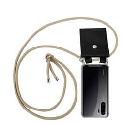 Huawei P30 PRO Deksel med Halskjede (brun)