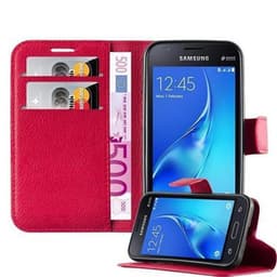 Samsung Galaxy J1 MINI lommebokdeksel etui (rød)