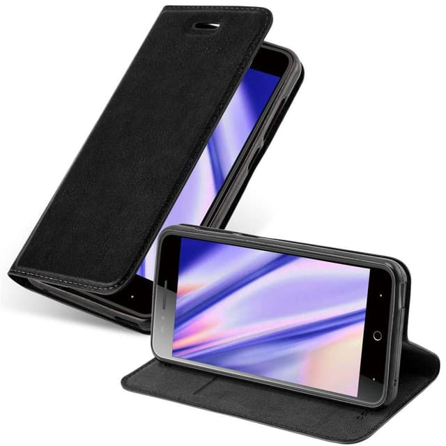 ZTE Blade A612 Suojakuori Lompakkokotelo (Musta)