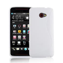 HTC BUTTERFLY S silikondeksel case (hvit)