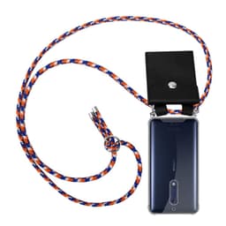 Nokia 5 2017 Deksel med Halskjede (blå)