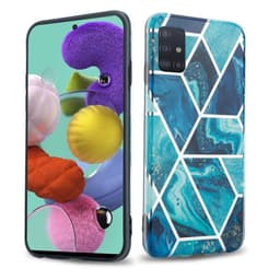 Samsung Galaxy A51 5G Plånboksfodral Skal (Blå)