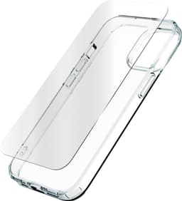 Zagg iPhone 15 Glass Elite 360 deksel og skjermbeskytter (gjennomsiktig)