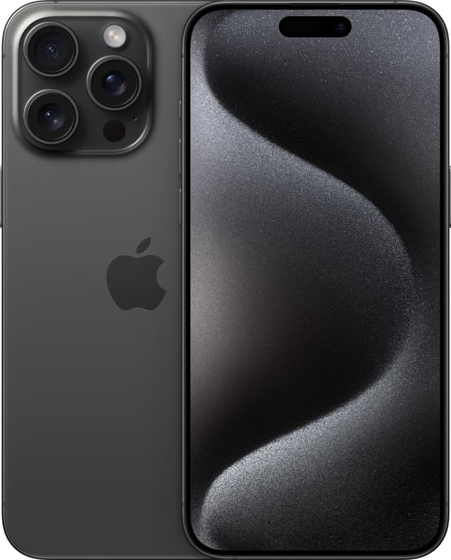 iPhone 15 Pro Max 5G smarttelefon 512GB Svart Titan - Elkjøp