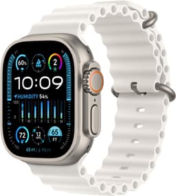 Apple Watch Ultra 2 49mm GPS+CEL Titanium (Hvit/Ocean Band)