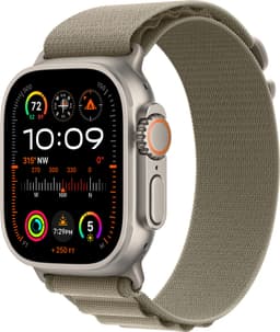 Apple Watch Ultra 2 49mm GPS+CEL Titanium M (Oliven/Alpine Loop)