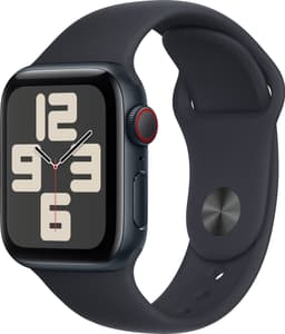 Apple Watch SE 2nd Gen 40mm LTE (kes. alu./keskiyö urheiluranneke S/M)