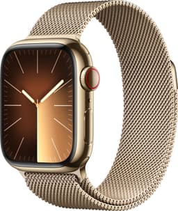 Apple Watch S9 41mm GPS+CEL (kulta ruostumaton/kulta Milanese Loop)