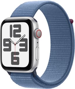 Apple Watch SE 2nd Gen 44mm LTE (Silver Alu/Winter blue sport loop)