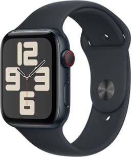 Apple Watch SE 2nd Gen (2023) 44mm LTE (Midnat Alu/Midnat sportsrem M/L)