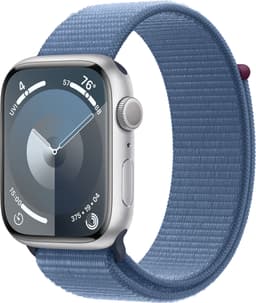 DEMO Apple Watch S9 45mm GPS (Silver Alu/Winter Blue Sports-loop)
