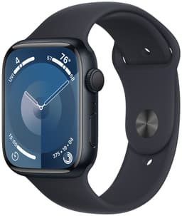 Apple Watch S9 45mm GPS (Midnight Alu/Midnight Sportsbånd) S/M
