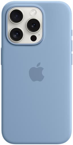 iPhone 15 Pro Silicone MagSafe suojakuori (talvensininen)