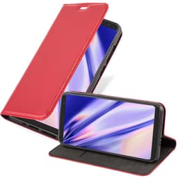 WIKO VIEW PRIME Pungetui Cover Case (Rød)