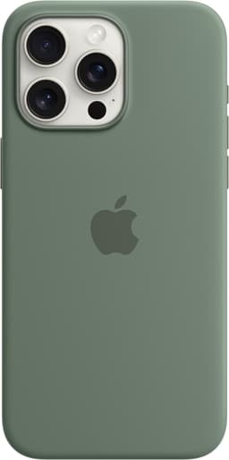 iPhone 15 Pro Max Silicone deksel med MagSafe (sypressgrønn)