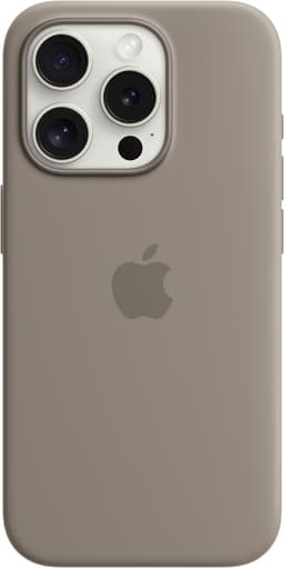 iPhone 15 Pro Silikonfodral med MagSafe (clay)
