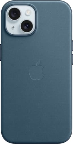 iPhone 15 FineWoven skal med MagSafe (Pacific Blue)