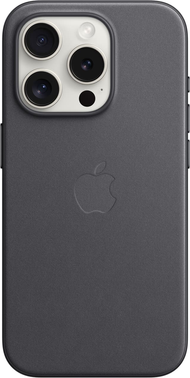 iPhone 15 Pro FineWoven skal med MagSafe (svart)