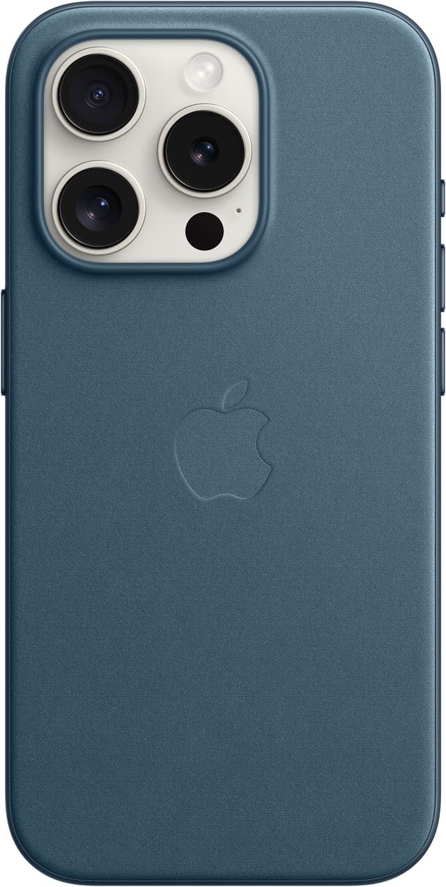 iPhone 15 Pro FineWoven deksel med MagSafe (stillehavsblå)