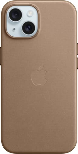iPhone 15 FineWoven skal med MagSafe (Taupe)