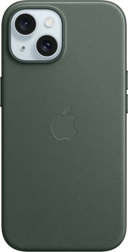 iPhone 15 FineWoven deksel med MagSafe (Evergreen)