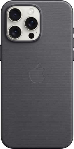 iPhone 15 Pro Max FineWoven deksel med MagSafe (sort)