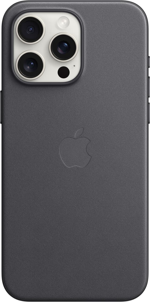iPhone 15 Pro Max FineWoven etui med MagSafe (sort)