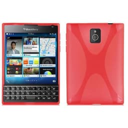 Blackberry Q30 Skal Fodral Case (Röd)