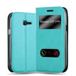 Samsung Galaxy TREND LITE lommebokdeksel cover (turkis)